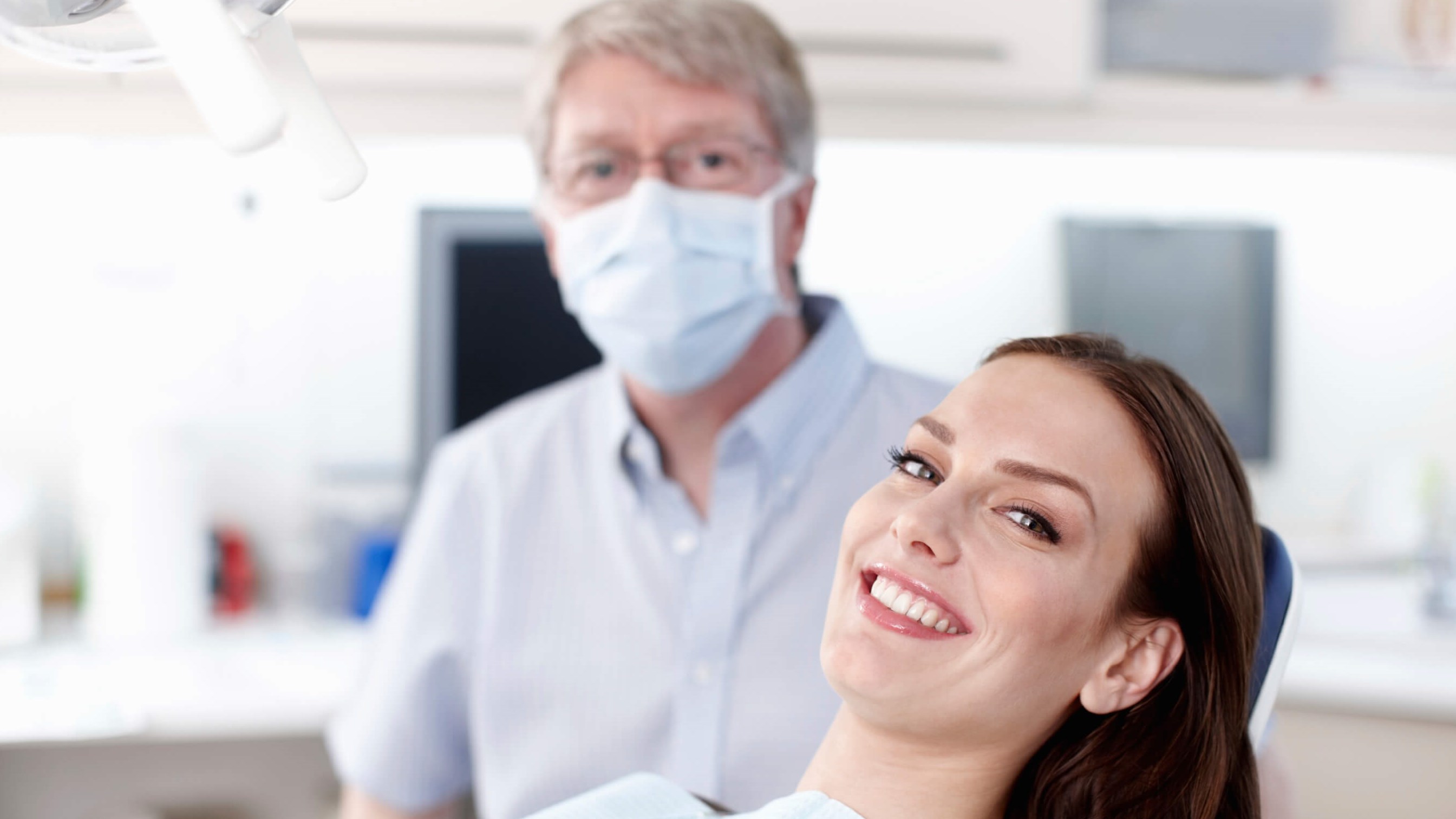 woman in dentist chair